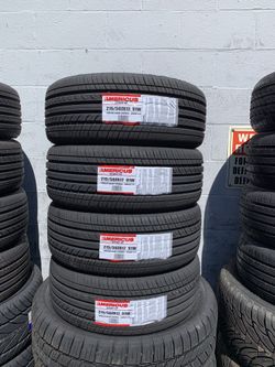215/50R17 AMERICUS $309.00 ALL 4 Installed