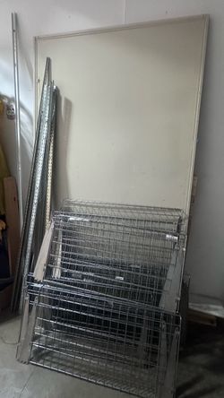 Wire shelving system