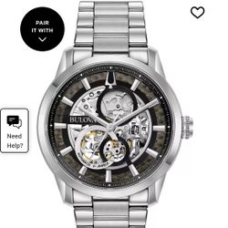 Bulova Men's Automatic Sutton Stainless Steel Bracelet Watch 