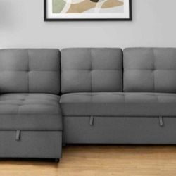 Sectional Sleeper Sofa WITH STORAGE  SOFT AND COMFORTABLE Couch Sofa Cama
