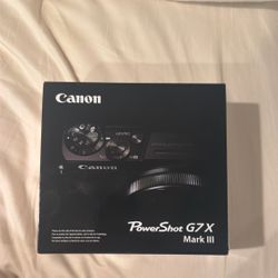 Canon PowerShot G7 X mark III Black