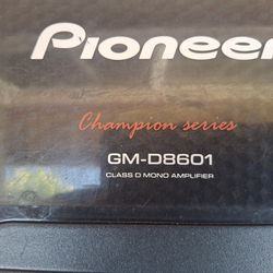 AMPLIFICADOR AMPLIFIER PIONEER CHAMPIONS SERIE CLASS D MONO BLOCK GOOD CONDICIÓN ABLO ESPAÑOL