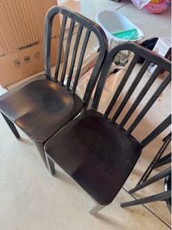 2 Metal Chairs