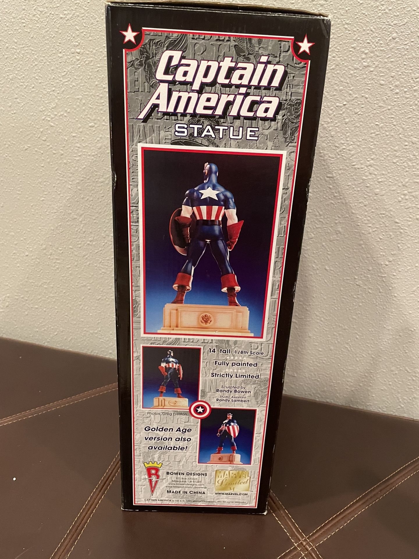 「Bowen キャプテンアメリカ 修復有 箱付」 Captain America Statue Modern Version Bowen Design Marvel Limited