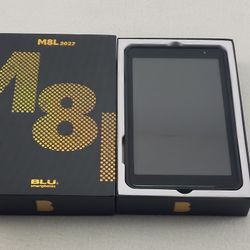 BLU M8L 2022 8" Tablet 2GHz 32GB ROM 3GB RAM WiFi+4G LTE 8MP Camera Black