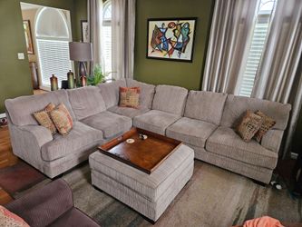 Ashley Furniture Katisha Platinum Sectional