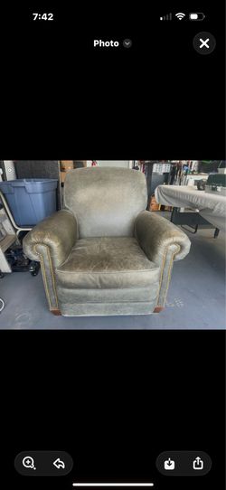 Greyish living room  chair