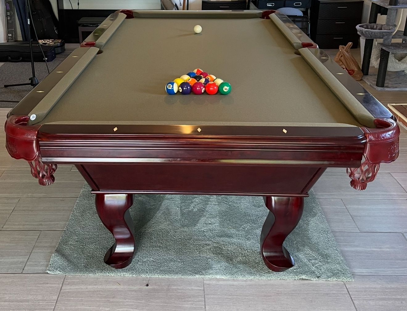 American Billiard Co. Pool Table 7’ (Free Delivery & Pro Setup) New Felt Any Color + All Accessories