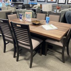 Gorgeous Wood Dining Set! $1499 🧡📦✨