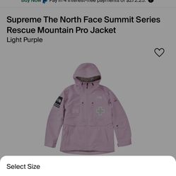 The North face supreme Jacket Used Lightly 