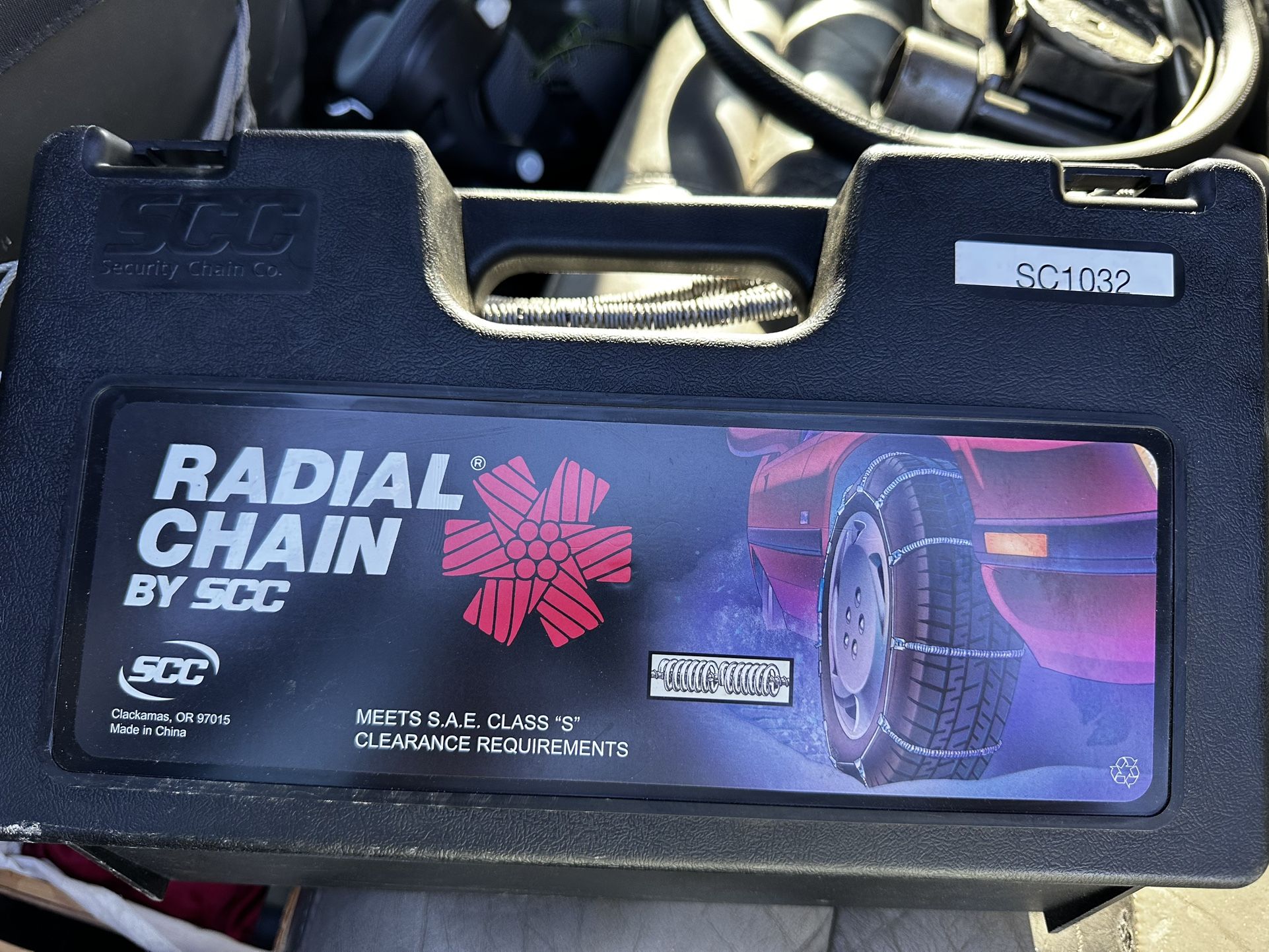 Snow Chain Cable Tractions. Set Of 2