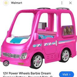 Early Black  Friday Sale 🔥🔥🔥🔥12V BARBIE  Power Wheels Dream Camper 