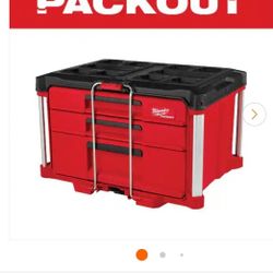 MILWAUKEE PACKOUT HYBRID 3 DRAWER