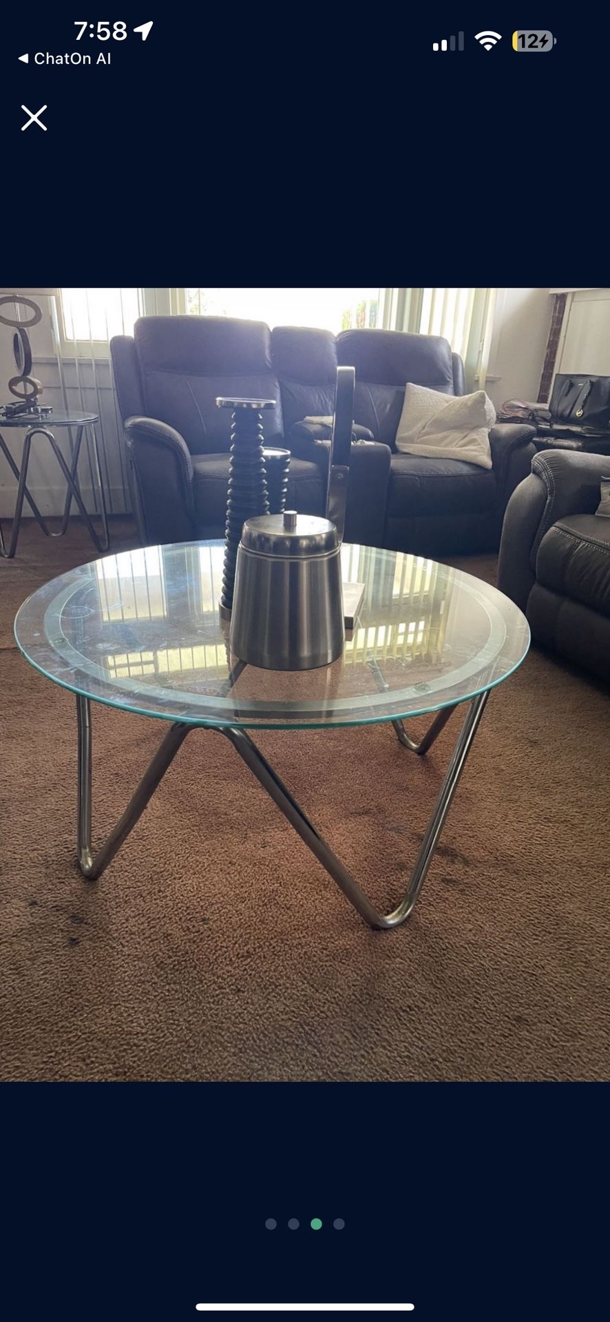 Coffee table + 2 side tables