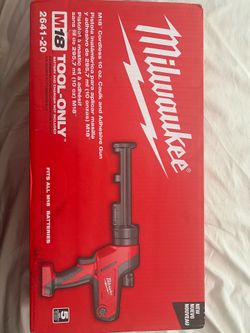 Milwaukee M18 10oz caulk and adhesive gun.