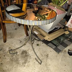 2 Side Tables With Mirror 🪞 Top 
