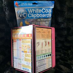 MD pocket folding medical clipboard