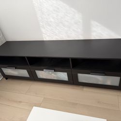 Ikea tv stand black