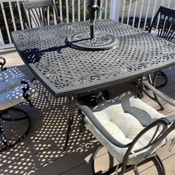 Deck- Dining Set - Metal