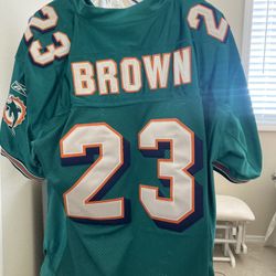 Ronnie Brown Size 48 Dolphins Jersey