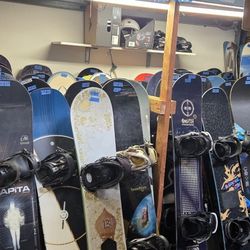 Snowboard With Bindings 