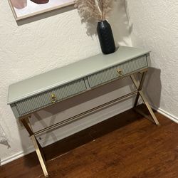 Sage green Desk / Vanity
