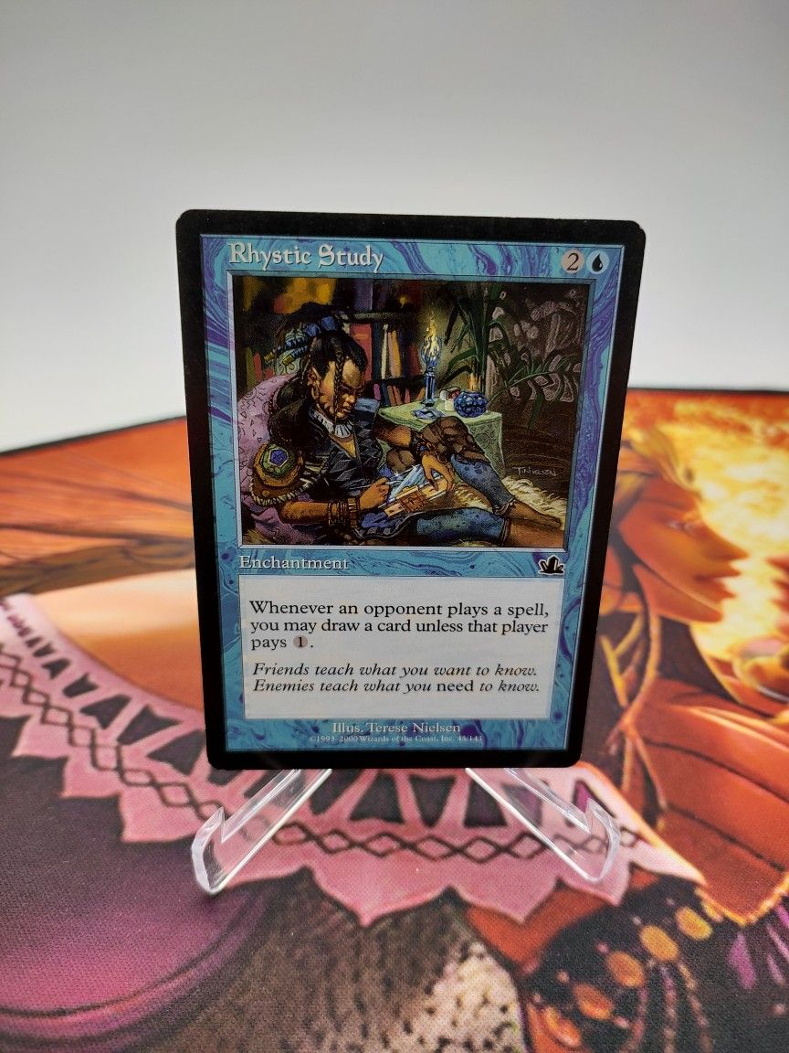 Mtg Rhystic Study Played