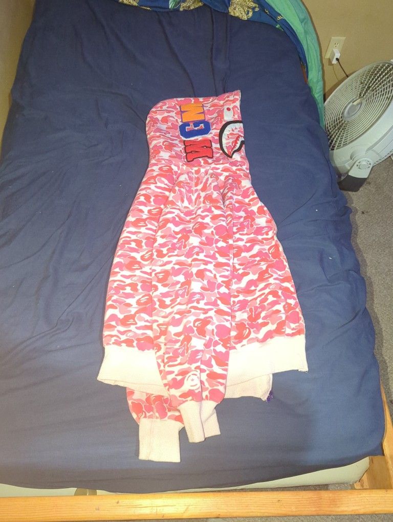 2XL Bape Hoodie Pink