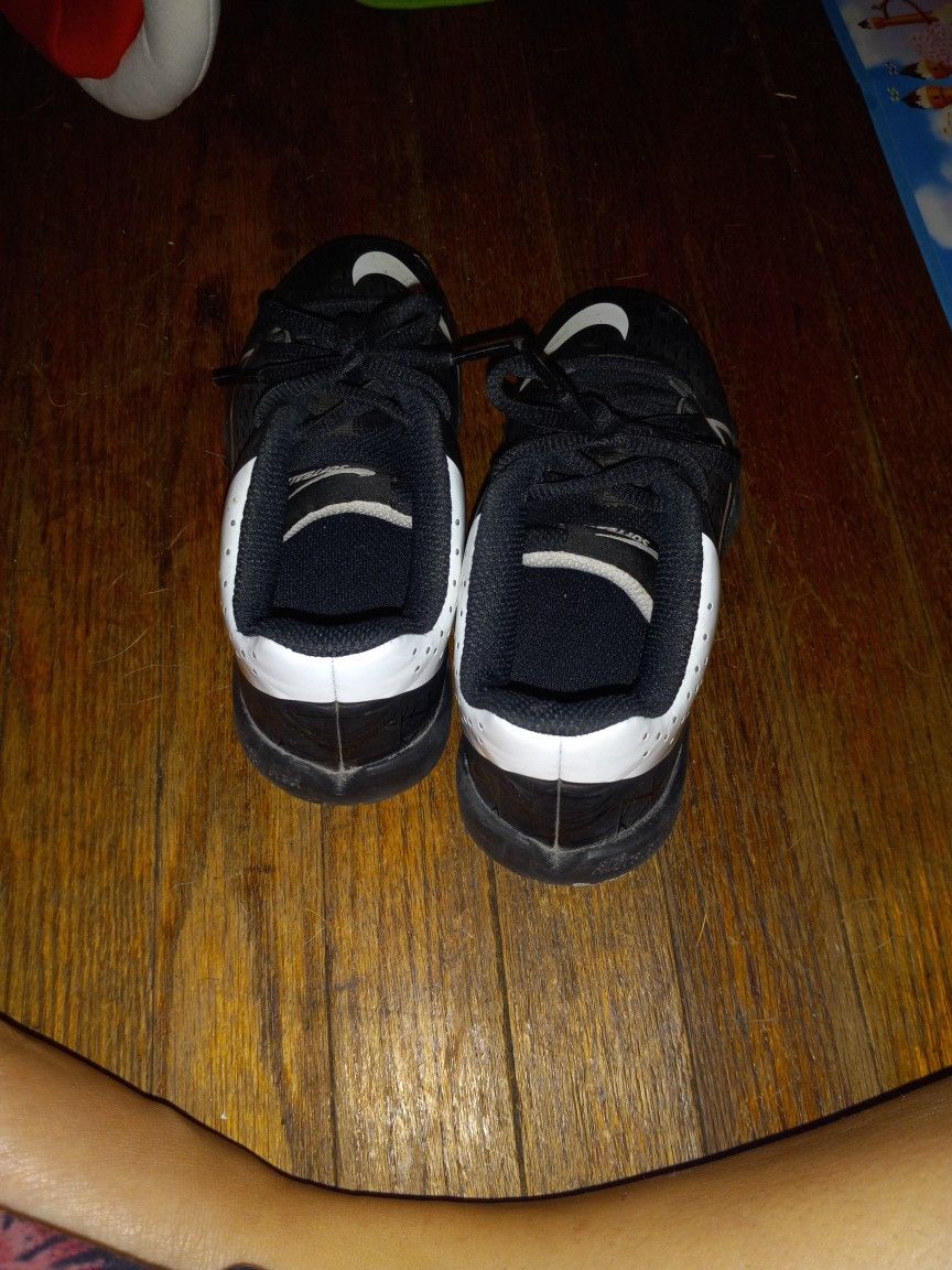 Size 12C Softball Cleats And Size 9 In Glove Girl