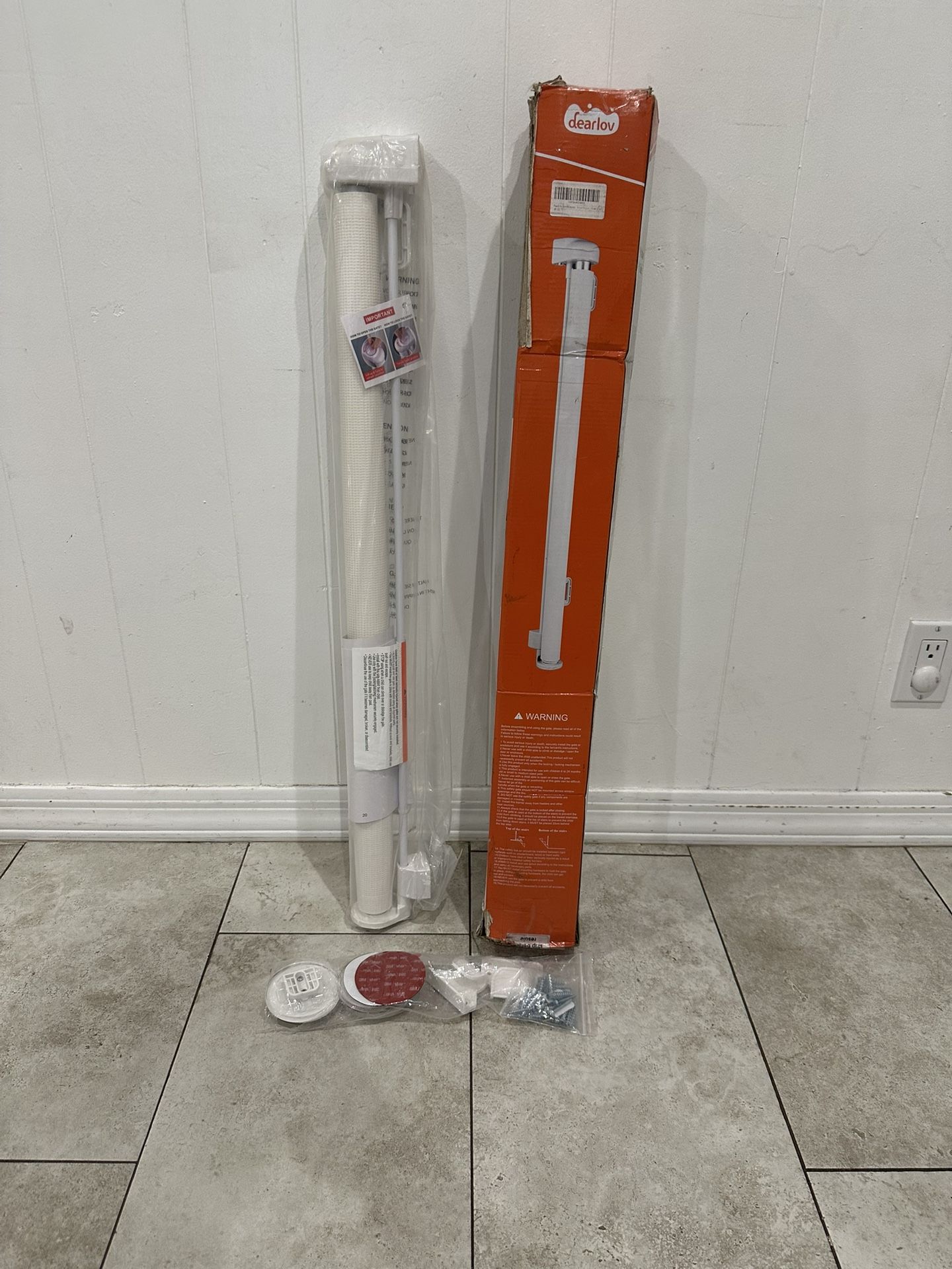 Retractable Pet Gate / Baby Gate - Extends to 55”