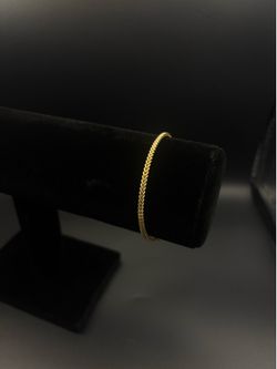10k gold Franco bracelet