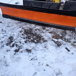 7ft SKID STEER SNOW PLOW, 84in , Manual Left To Right,  Kubota, Tractor, Quick Attch, Case, Cat, Bobcat, Grading, Meyer Blade, Snow Removal, Metal