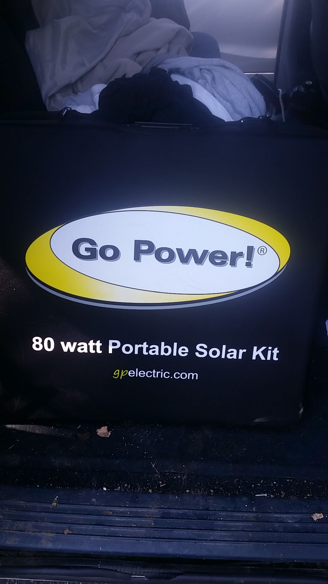 BRAND NEW Gpelectric "GO POWER 80 WATT SOLAR PANEL KIT" PORTABLE SOLAR PANEL BRAND NEW