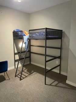 Black Loft Bed