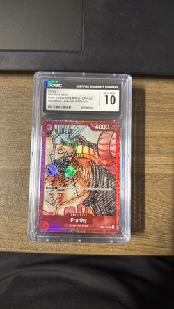 Franky One Piece CGC 10 Gem Mint Alternate Art