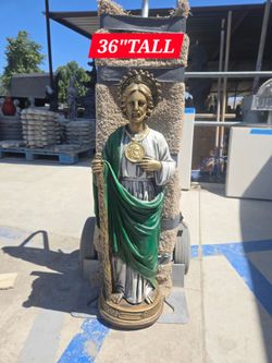 CONCRETE CEMENT SAINT JUDE STATUES $180 EACH (SAN JUDAS TADEO)