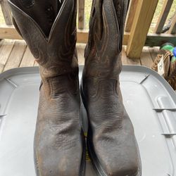 Men’s Justin Work Steel Toe Boots Size 11.5 EE