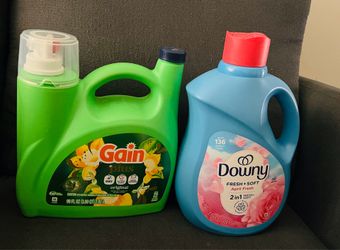 Gain detergent/downey fabric softener