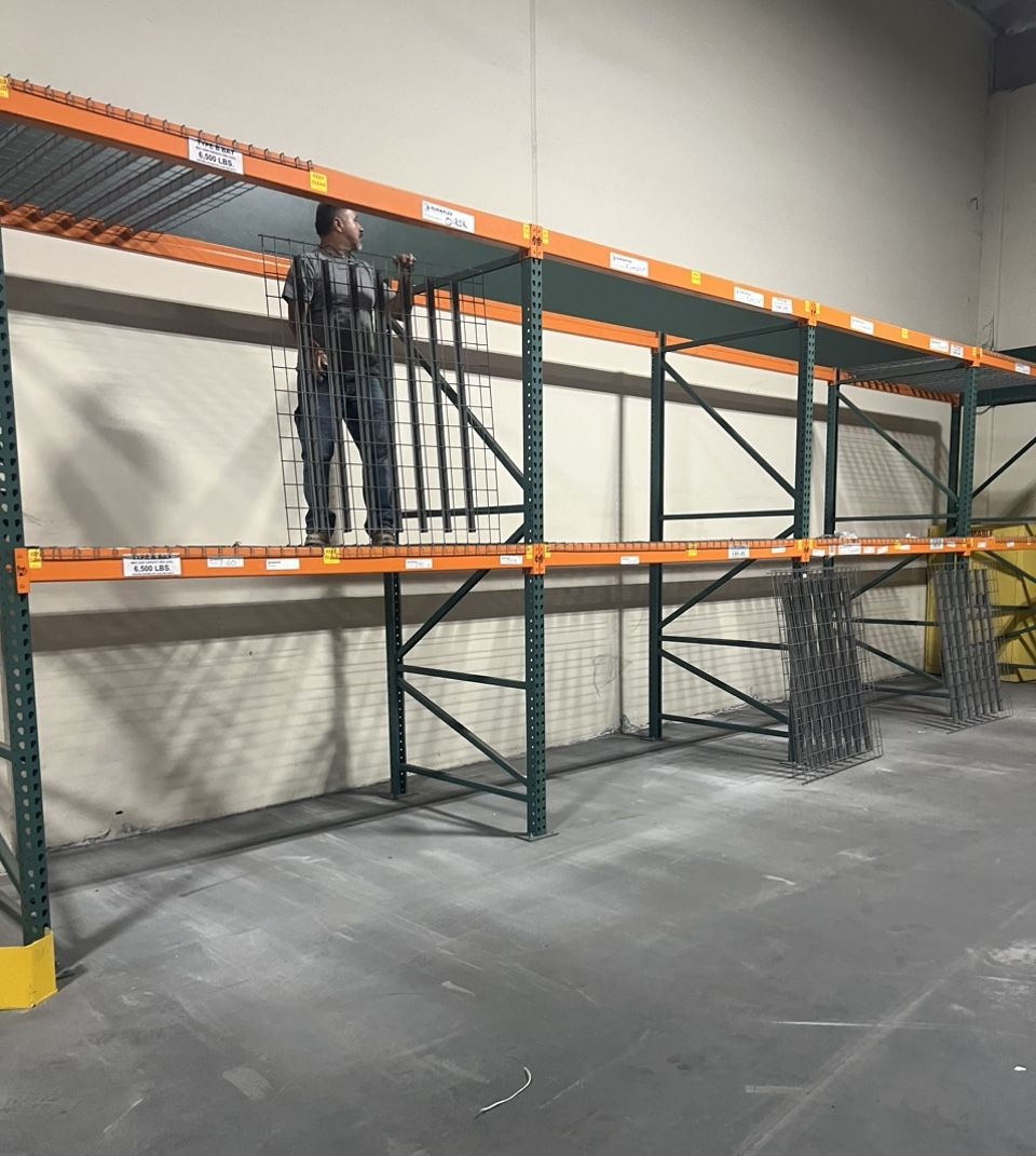 32 Feet Of Industrial Racking