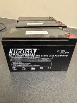 ULTRA TECH ALARM SYSTEM BATTERY