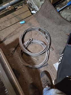 20' x1/2 steel cable