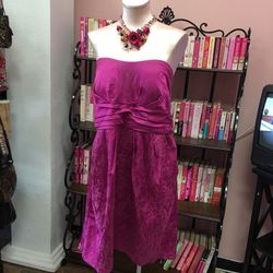 Snap Burgundy Dress
