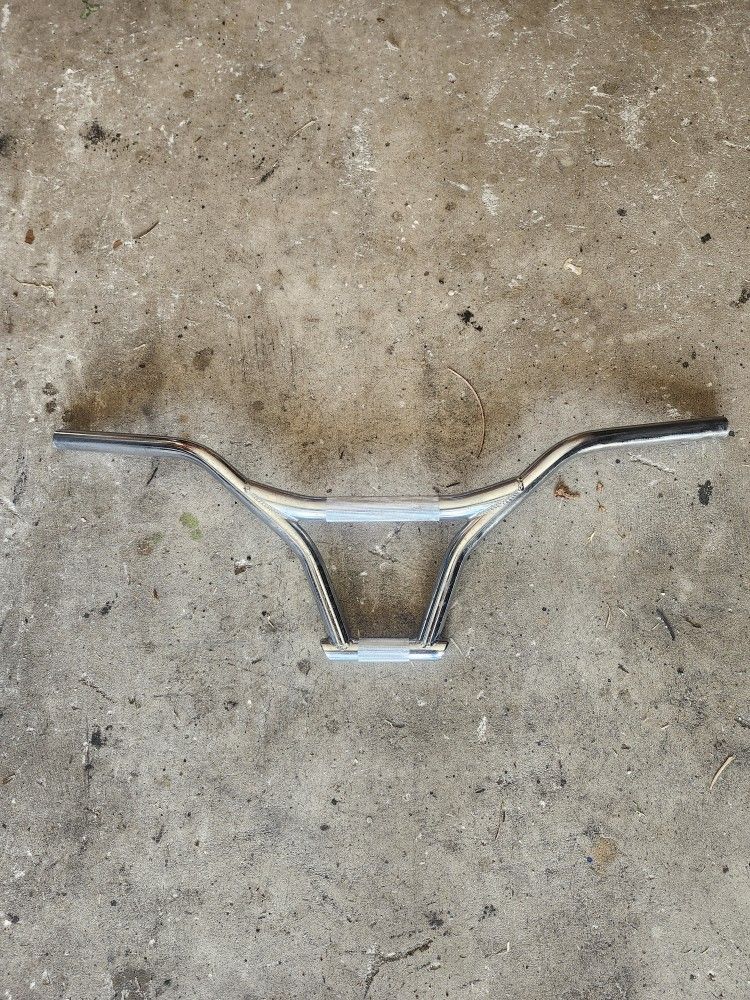 Chrome Knee Saver Bmx Handlebars