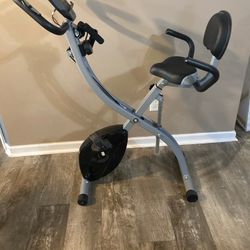 🚲 Stationary Exercise Bike w/ Resistance Bands – $40