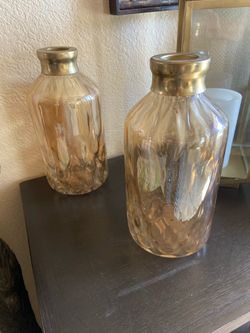 Glass decor 2 pcs