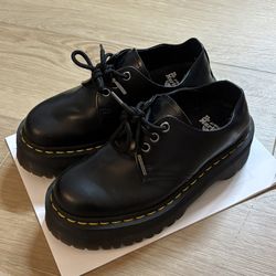 Dr. Martens 1461 SMOOTH LEATHER PLATFORM SHOES