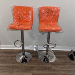 Bar stools orange New