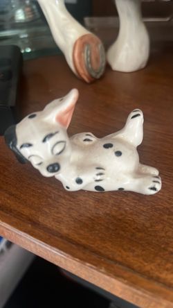 Ceramic Dalmatian Puppy Figurine