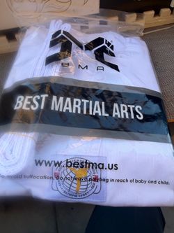Best Martial Arts (BMA) white Taekwondo uniform size for kids