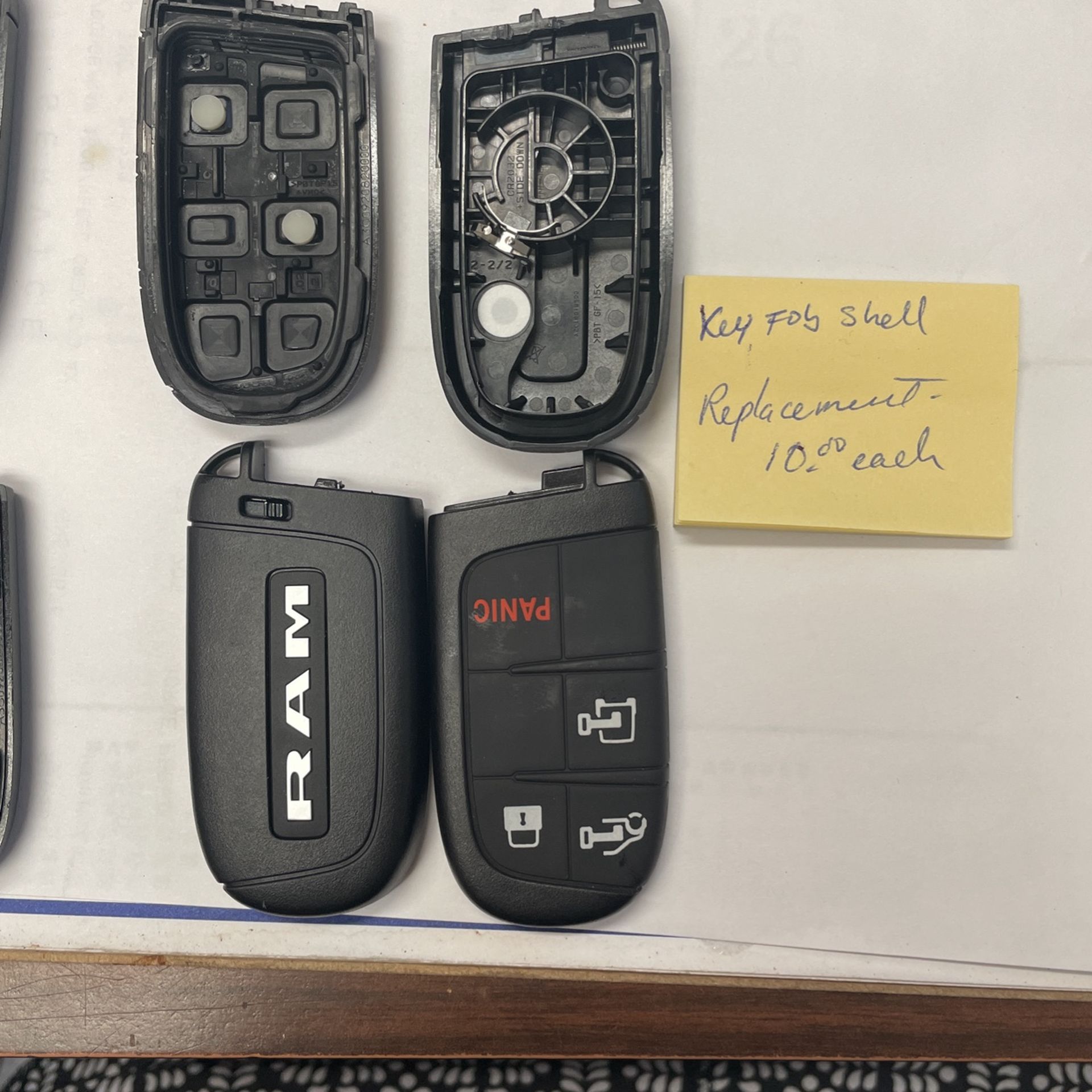 Promaster Key Fob Shell Only Replacement 2020 To 2024